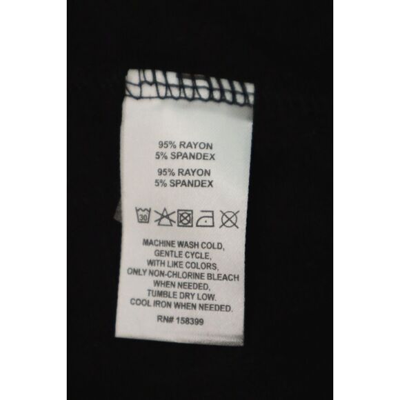 HB by Hale Bob RB5060 Women's Sz Large Black Open Front Oversized Cardigan - Picture 5 of 9